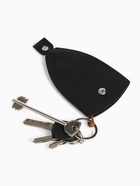 Ключница карманная с кольцом, размер 11.5×7.5×0.3 см, чёрная - Фото 3