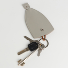 Ключница карманная с кольцом, размер 11.5×7.5×0.3 см, серо-бежевая - Фото 3