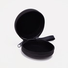 Футляр для монет/наушников на молнии, чёрный, оранжевый - Фото 2