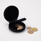 Футляр для монет/наушников на молнии, чёрный, оранжевый - Фото 3