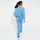 Костюм женский (свитшот, брюки) MINAKU: Casual Collection цвет голубой, размер 42 - Фото 6