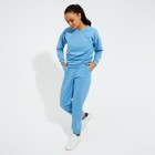Костюм женский (свитшот, брюки) MINAKU: Casual Collection, размер 50, голубой - фото 41435423 Костюм женский (свитшот, брюки) MINAKU: Casual Collection, размер 50, голубой - фото 41435423