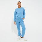Костюм женский (свитшот, брюки) MINAKU: Casual Collection, размер 50, голубой - фото 41435424 Костюм женский (свитшот, брюки) MINAKU: Casual Collection, размер 50, голубой - фото 41435424