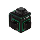 Уровень лазерный ADA CUBE 3-360 GREEN Basic Edition А00560, до 40 м, 3 луча, 635 Нм - Фото 4