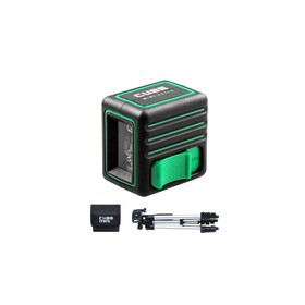 Уровень лазерный ADA CUBE MINI GREEN Professional Edition А00529, до 20 м, 2 луча, 520 Нм