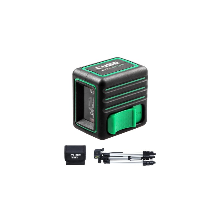 Уровень лазерный ADA CUBE MINI GREEN Professional Edition А00529, до 20 м, 2 луча, 520 Нм - Фото 1
