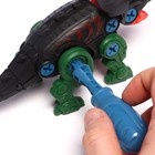 Конструктор винтовой «Динозавр», в клетке, цвет тёмно-зелёный 7782500