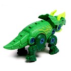Конструктор винтовой «Динозавр», в клетке, цвет зелёный - фото 9581381