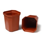 Горшок для рассады, 300 мл, 7.5 × 7.5 × 9 см, МИКС - Фото 2