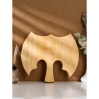 Менажница деревянная авторская Adelica «Молот», 26×30×2,2 см, цельный массив кедра 7689951