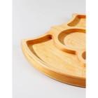 Менажница деревянная авторская Adelica «Молот», 26×30×2,2 см, цельный массив кедра 7689951