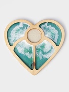 Менажница деревянная авторская с эпоксидной пищевой смолой «Сердце» Adelica, 25×27 см, цельный кедр, рисунок МИКС - Фото 14