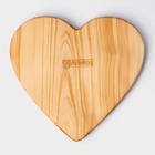 Менажница деревянная авторская с эпоксидной пищевой смолой «Сердце» Adelica, 25×27 см, цельный кедр, рисунок МИКС - Фото 7