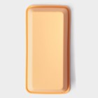 Форма для выпечки Доляна «Хлеб», силикон, 22×11×5.5 см, внутр.размер 20.7×10 см, персиковая - Фото 4