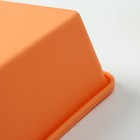 Форма для выпечки Доляна «Хлеб», силикон, 22×11 см, внутр.размер 20,7×10 см, цвет персиковый - фото 4177413
