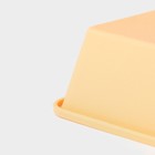 Форма для выпечки Доляна «Хлеб», силикон, 22×11×5.5 см, внутр.размер 20.7×10 см, персиковая - Фото 5