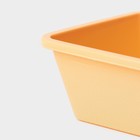 Форма для выпечки Доляна «Хлеб», силикон, 22×11×5.5 см, внутр.размер 20.7×10 см, персиковая - Фото 6