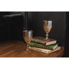 Набор бокалов стеклянных Доляна «Одри», 210 мл, 2 шт, цвет золотой - Фото 4