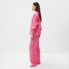 Пижама женская (рубашка и брюки) KAFTAN "Basic" размер 40-42, цвет розовый - Фото 4