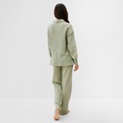 Пижама женская (рубашка и брюки) KAFTAN "Basic" размер 48-50, цвет зелёный - Фото 5