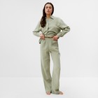 Пижама женская (рубашка и брюки) KAFTAN "Basic" размер 48-50, цвет зелёный - Фото 6