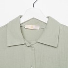 Пижама женская (рубашка и брюки) KAFTAN "Basic" размер 48-50, цвет зелёный - Фото 8
