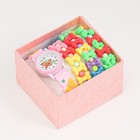 Детский подарочный набор для девочек "Бабочка" 2 в 1: наручные часы, бусы, браслет - фото 6564244
