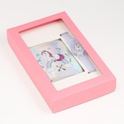 Детский подарочный набор для девочек "Единорожка" 2 в 1: наручные часы, кошелёк - фото 6564252
