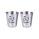 Подарочный набор «Лучший рыбак», 4 в 1, фляжка 240 мл, стопка 30 мл, воронка, 2.5×3.5 см - Фото 5