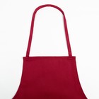 Фартук Доляна "Классика", цв.бордовый, 80*60 см, 100% п/э - Фото 2