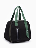 Термосумка на молнии 7 л, чёрная - Фото 4