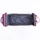 Сумка-рюкзак с пеленальным ковриком, цвет фиолетовый - фото 9872674