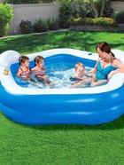 УЦЕНКА Бассейн надувной Bestway, 213×206×69 см, с сиденьями и подголовниками, от 6 лет, 54153 7787566