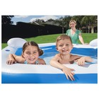 УЦЕНКА Бассейн надувной Bestway, 213×206×69 см, с сиденьями и подголовниками, от 6 лет, 54153 - Фото 4