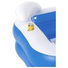 УЦЕНКА Бассейн надувной Bestway, 213×206×69 см, с сиденьями и подголовниками, от 6 лет, 54153 - Фото 6