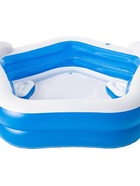 УЦЕНКА Бассейн надувной Bestway, 213×206×69 см, с сиденьями и подголовниками, от 6 лет, 54153 - Фото 7