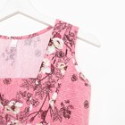 Платье домашнее женское , цвет розовый/голубой, размер 50 7749738