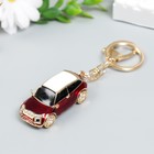 Брелок металл с карабином, эмаль, стразы "Красный кроссовер" 13х3 см - фото 119410826