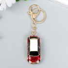 Брелок металл с карабином, эмаль, стразы "Красный кроссовер" 13х3 см - фото 119410827