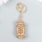 Брелок металл с карабином, эмаль, стразы "Красный кроссовер" 13х3 см - фото 119410828