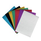 Набор бумаги с блёстками А5, 7 листов, 7 цветов, 80 г/м2 - Фото 2