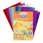 Набор бумаги голографической «Звезды» А4, 8 листов, 8 цветов, рисунок, 100 г/м² - Фото 5