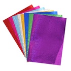 Набор бумаги голографической «Звезды» А4, 8 листов, 8 цветов, рисунок, 100 г/м² - Фото 6