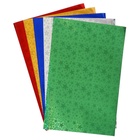 Набор бумаги голографической «Звезды» А4, 5 листов, 5 цветов, рисунок, 100 г/м² - Фото 6