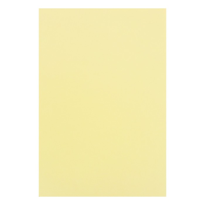 Картон цветной двусторонний А4, тонированный в массе, 10 листов, 180 г/м2, жёлтый - Фото 1