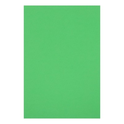 Картон цветной двусторонний А4, тонированный в массе, 10 листов, 180 г/м2, зелёный