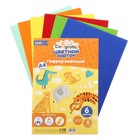 Картон цветной гофрированный Calligrata, А4, 6 листов, 6 цветов - Фото 2