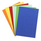 Картон цветной гофрированный Calligrata, А4, 6 листов, 6 цветов - Фото 3