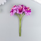 Цветы для декорирования "Азалия фиолетово-сиреневая" 1 букет=6 цветов 10 см - Фото 1