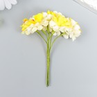 Цветы для декорирования "Азалия жёлтая" 1 букет=6 цветов 10 см - фото 9635931